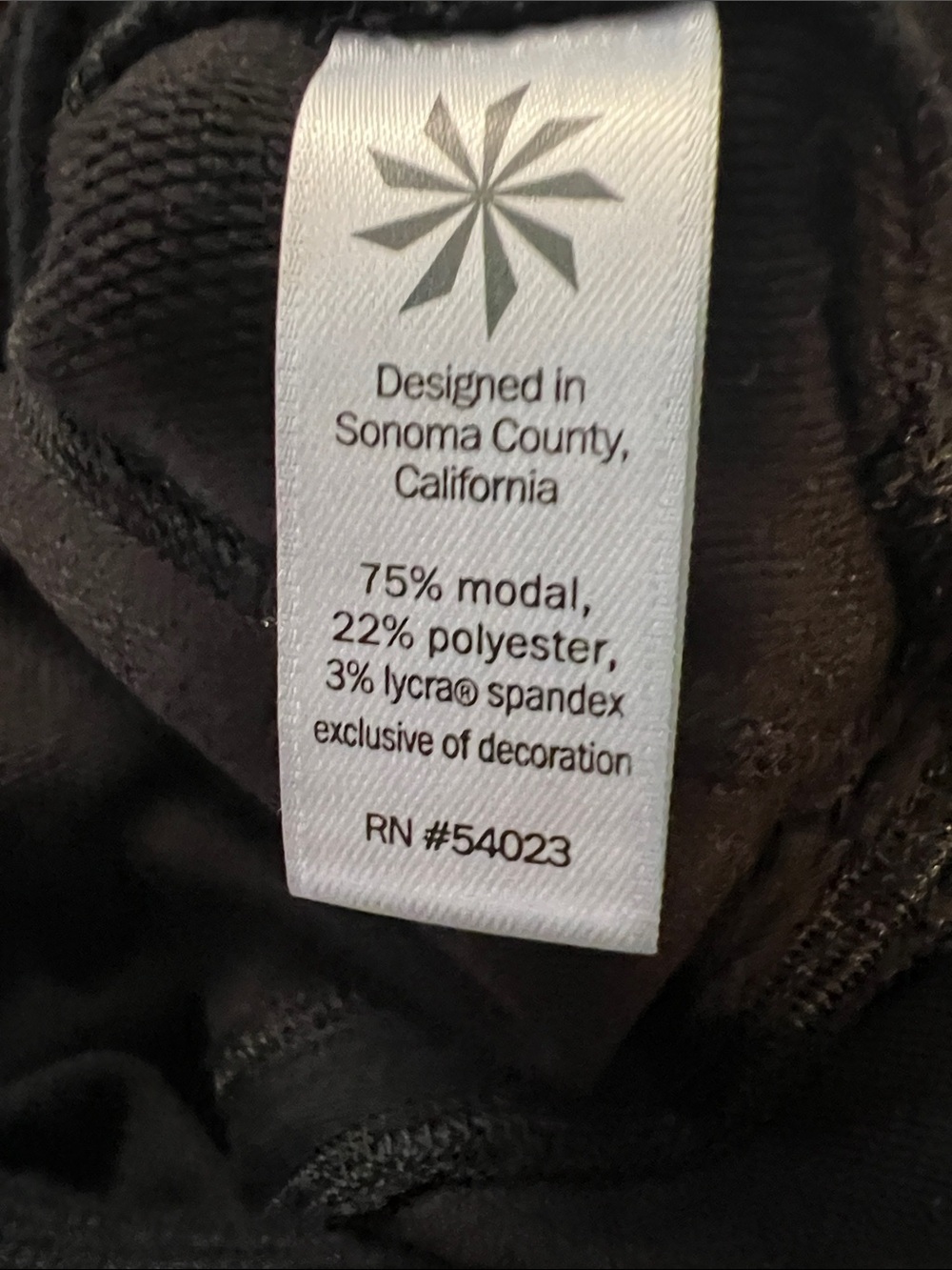 Athleta Black Drawstring Midi Athleisure Skirt XS EUC - Picture 3 of 3
